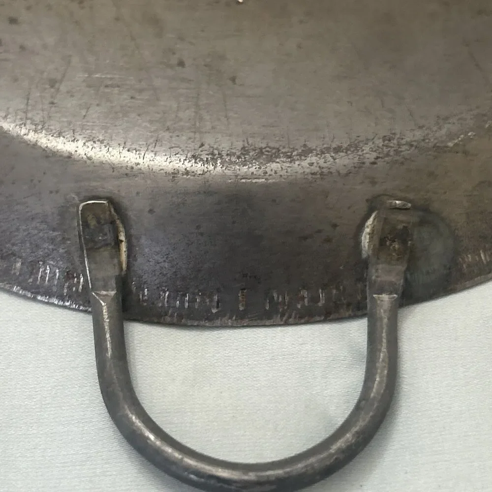 Vintage Mexican Cast Aluminum Comal Griddle